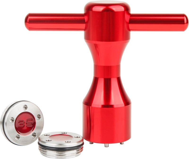 FoFoFo Golf Putter Weights Compatible with Scotty Cameron 2pcs Red 5g/10g/15g/20g/25g/30g/35g/40g/45g with Wrench Kit Set Compatible with Titleist Scotty Cameron Putter Newport - Image 1